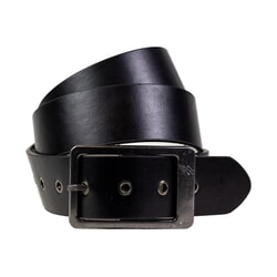 Bates Leather Belt in Tex White