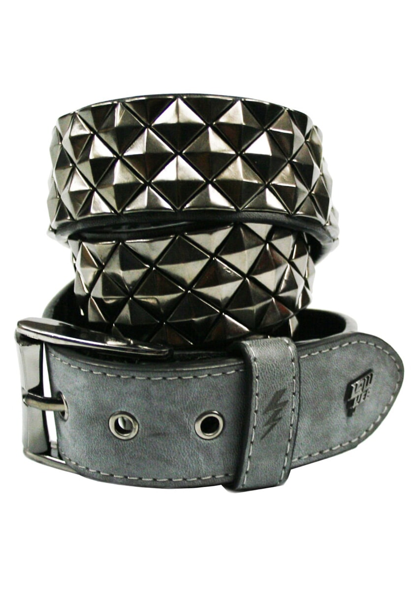 Armor Studded Leather Belt Slate Lowlife