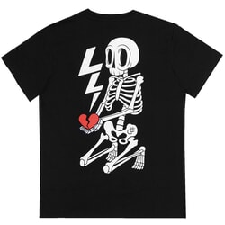 Lowlife Broken Heart Short Sleeve T-Shirt in Black