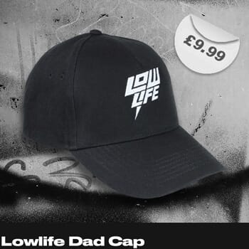 Lowlife Dad Cap in Black